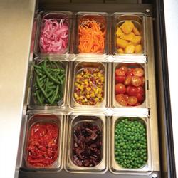 (6 adet) CAMBRO | Camview® - Kopolimer GN-Konteyner 1/4 - Şeffaf - Yükseklik: 100mm - BPA içermez