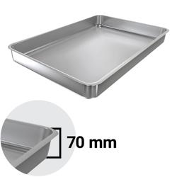 Plato de servir con borde - 37,5 x 25 x 7 cm