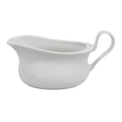 (6 pieces) Mix & Match Sauce & Gravy Boat – 370 ml - Porcelain - White