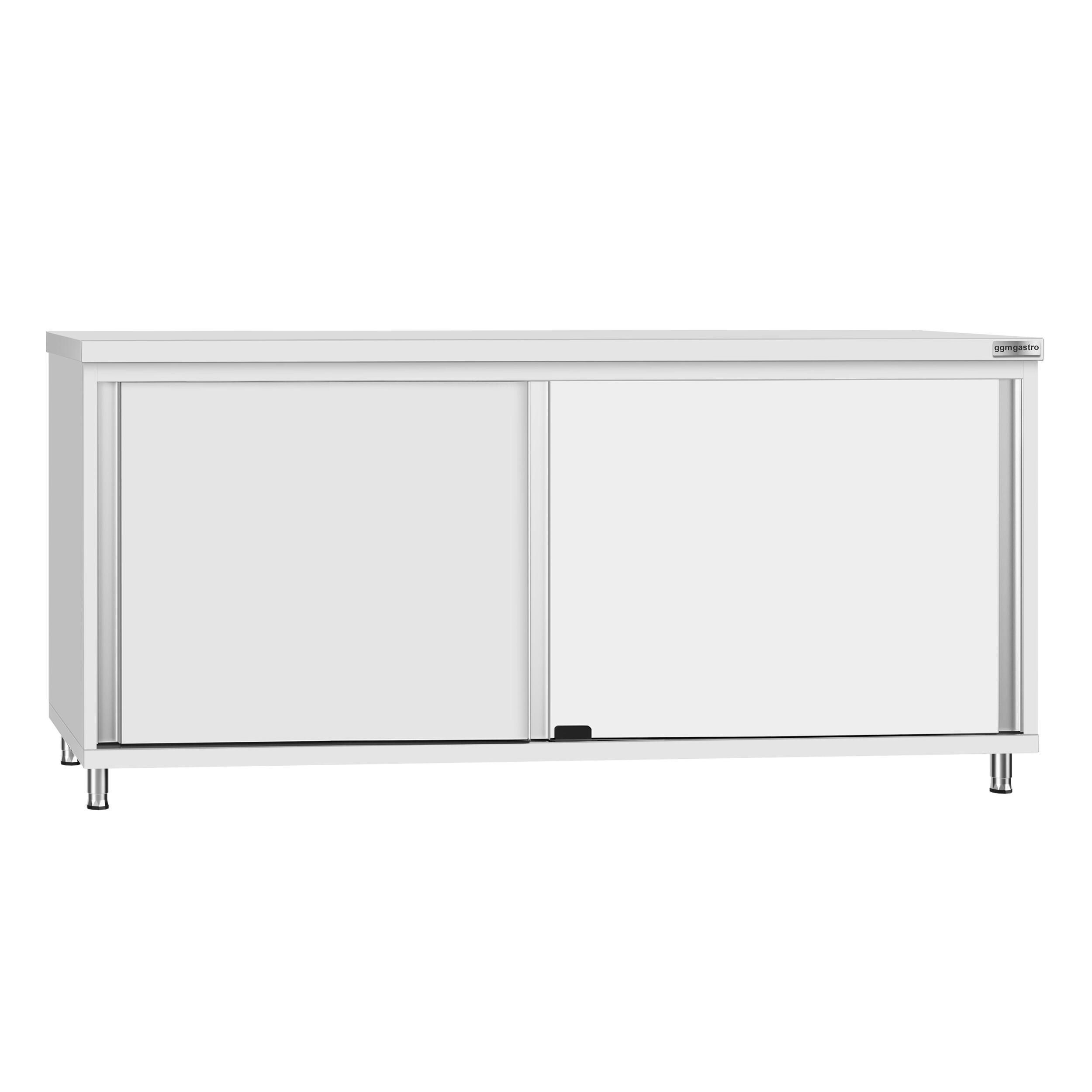 GGM Gastro Edelstahl Arbeitsschrank ECO - 1800x600mm - mit Schiebetür - Bild 8 von 10