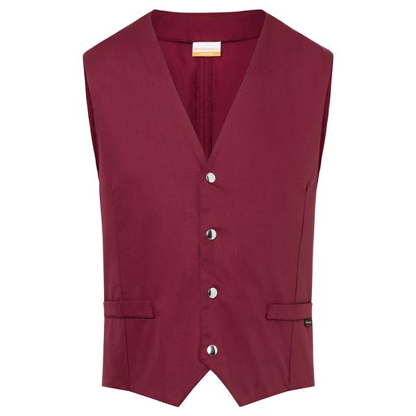 (6 stuks) KARLOWSKY | Heren Gilet Kai - Bordeaux - maat: 46