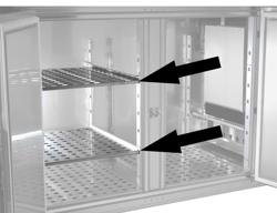 RVS tussenplaat - 475x550mm - incl. rvs rails - voor BA serie - passend voor BRA & BLA - eenvoudige montage