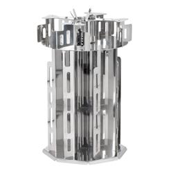 Cup & Saucer Dispenser - rotating - Stainless Steel