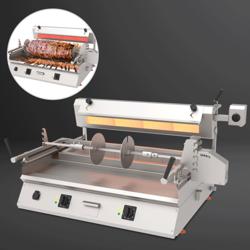 Horizontal Kebab Grill (Cağ Kebab) - up to 85kg - 9.8kW - Countertop