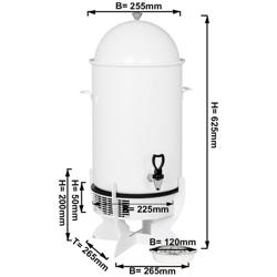 Dispenser per bevande calde - 5L - 1kW - a induzione - Bianco