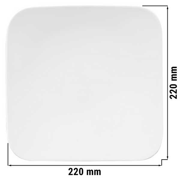 (6 Stück) SELTMANN WEIDEN | CoupTeller - flach eckig - 220x220mm