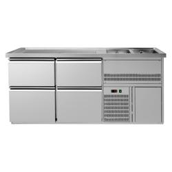 Balcão frigorífico para cerveja PREMIUM PLUS - 1950x700mm - 4 gavetas