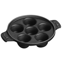 STAUB | SPECIALITIES - Csigatányér - Ø 140mm öntöttvas - fekete