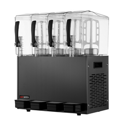 Dispensador de zumo - 4x 10 litros - negro
