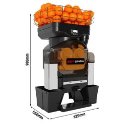 Elektrische Orangenpresse - mit Push & Juice-Taste & automatischer Fruchtzufuhr - Schwarz