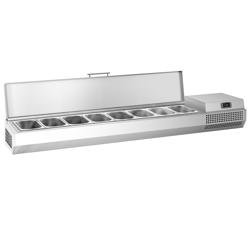 Opzetkoelvitrine PREMIUM PLUS - 1976x413mm - 8x GN 1/3
