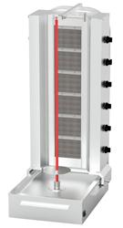 Espeto para grelhador giroscópio/kebab - 1220x12x12mm - Aço inoxidável - compatível com DUK6-SB & DUVK6+6 - Norma CE