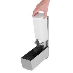 AIR WOLF | Basma düğmeli sabun ve dezenfektan dispenseri - 1200 ml - paslanmaz çelik