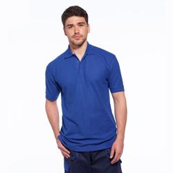 (5 stuks) Heren poloshirt - royalblauw - Maat: XL