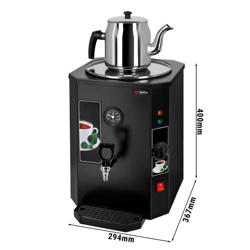 Commercial Tea Urn Manual Fill - 13 Litres - 2 kW - with 1 teapot