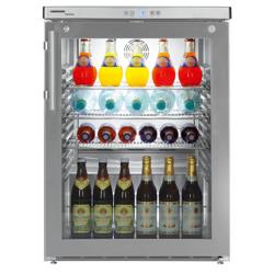 LIEBHERR | Frigorifero sottobanco in acciaio inox PREMIUM - 148 litri - con 1 porta in vetro