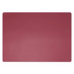 (12 sztuk) Podkładki James – w eleganckim stylu imitującym skórę – 33 x 46 cm – bordowe
