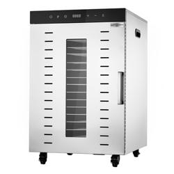 Dörrgerät / Dörrautomat - mit 16 Ablagen - Edelstahl - 1,5 kW
