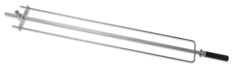 Double Chicken Rotisserie Spit – 5 chickens - 950 mm - Stainless steel - Compatible with GHGK