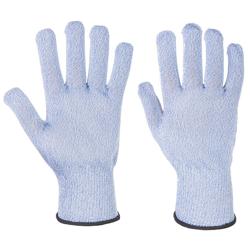 (10 pares) Luvas resistentes ao Corte, Sabre-Lite - Azul - Tamanho: S