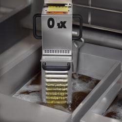 OLIX | L Filtro de aceite de fritura portátil - 100 litros/minuto - para freidoras a partir de 20 litros