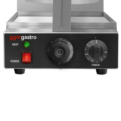 Plancha de gofres - individual - Rotación de 180 °