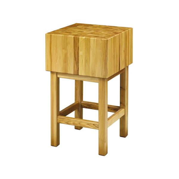 Hakbloktafel van acaciahout - 500x500mm - 250mm dik
