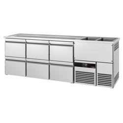 منضدة البار PREMIUM - 2500x700mm - 6 أدراج