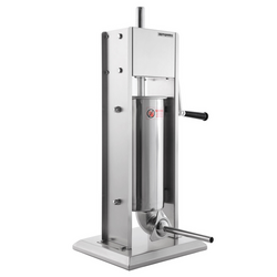 Handmatige worstvuller & Churro machine - 5 liter - Roestvrij staal - incl. 4 worstvullers & 3 churro-opzetstukken