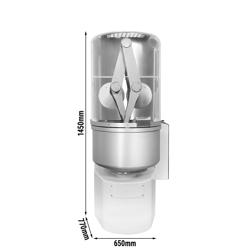 Impastatrice per panifici - 80 litri / 60 kg - 2 velocità - con bracci ad immersione