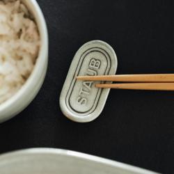 STAUB | DINING LINE - Messenhouder - 4 stuks - Keramiek - Witte truffel