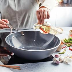 DEMEYERE | ALU PRO 5 - Wok met vlakke bodem - Ø 300mm - Aluminium