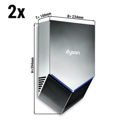 (2 pezzi) DYSON | AIRBLADE V - Asciugamani con sensore a infrarossi - Nichel