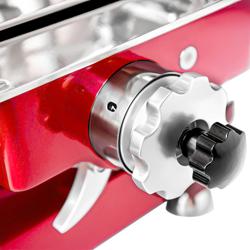 Flywheel Meat Slicer - Blade 300mm - Red - with Pedestal Stand