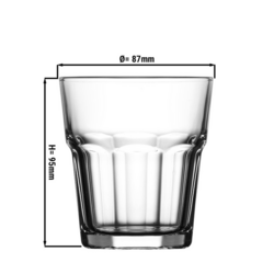 (48 piezas) Vaso de whisky CASABLANCA - 0.305 litros