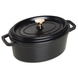STAUB | LA COCOTTE - Kookpot - Ovaal - 310mm - Gietijzer - Zwart