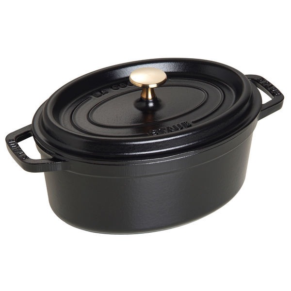 STAUB | LA COCOTTE - Güveç - oval - 230mm - dökme demir - siyah