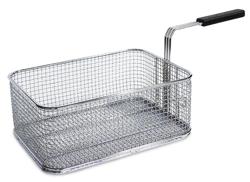 Frituurmand - 265x350x(H)145mm | 18 liter - met hittebestendige handgreep | RVS - passend voor EFB479H-18, EFB879H-18+18, GFB479T-20 & GFB879T-20+20