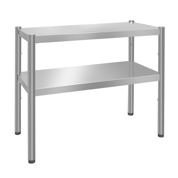 Plataforma de condimentos PREMIUM - 0,8 m - con 2 repisas 0,7 m de alto