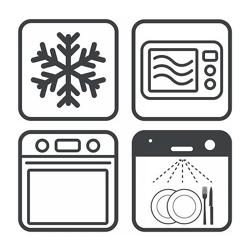 (6 komada) PEUGEOT | APPOLIA - Keramička vatrostalna posuda - Pravokutna - Crvena boja - 220 mm