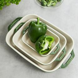 STAUB | CERAMIQUE - Ovenschaal - 200x160mm - Keramiek - Basilicumgroen