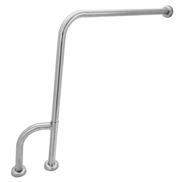 Barre d’appui coudée 90° - Acier inoxydable - Longueur: 700mm