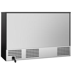 Commercial Back Bar Cooler - 1350mm - 320L - with 3 glass hinged doors - Black