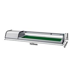 Sushivitrine PREMIUM PLUS - 1620x410mm - 6x GN 1/3