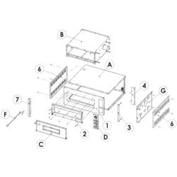 Pizzaugn - 4+4x 30cm - Manuell