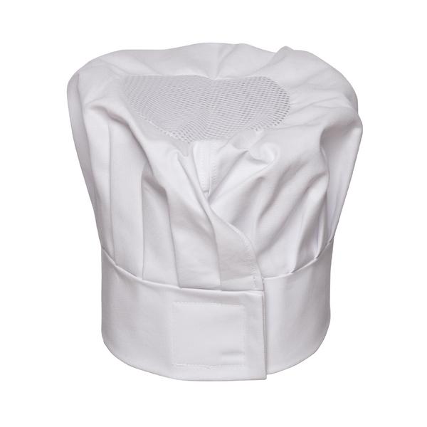 (5 piezas) Gorro de cocinero Jean - blanco