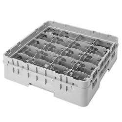 CAMBRO | CAMRACK® - Cup dishwasher rack 1/1 - with 20 compartments - 500x500mmn - Gray