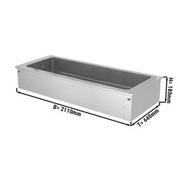 Einbau Eiswanne - 2100mm - 6x GN 1/1 - 250 Liter