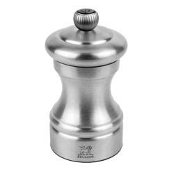 (6 pieces) PEUGEOT | Bistro Chef Pepper Mill – Stainless steel - 10 cm - Adjustable grinder