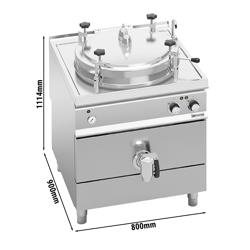 Kookketel - 150L - 18,0kW - Indirect verwarmd - Elektrisch - met wateraansluiting